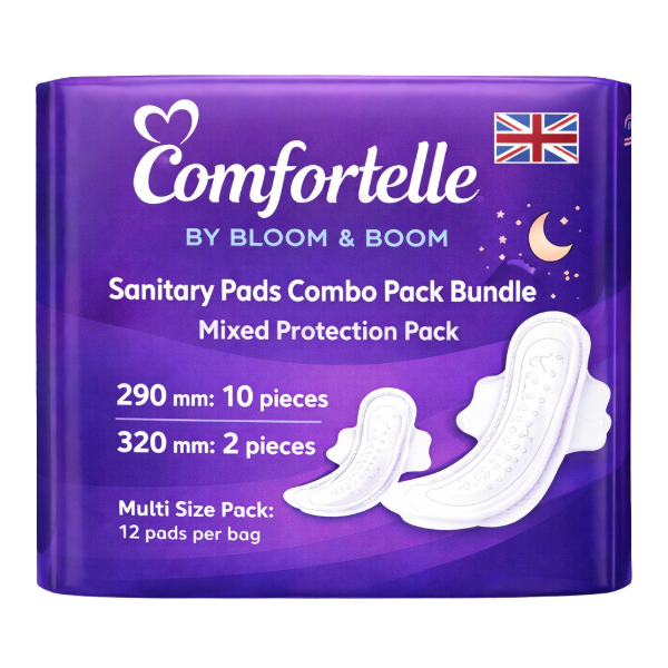 Comfortelle Sanitary Pads Combo Pack Bundle Mixed Protection Pack-2