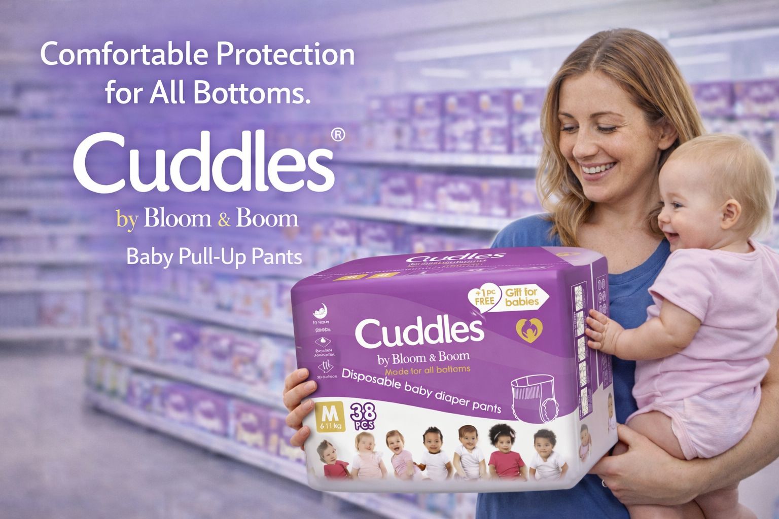 Cuddles Baby Pull Up Pants